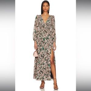 ASTR the Label Francesca Floral Open Back Maxi Dress